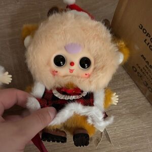 Bb3 no boxCute Plush Toy with Red and Black Outfit